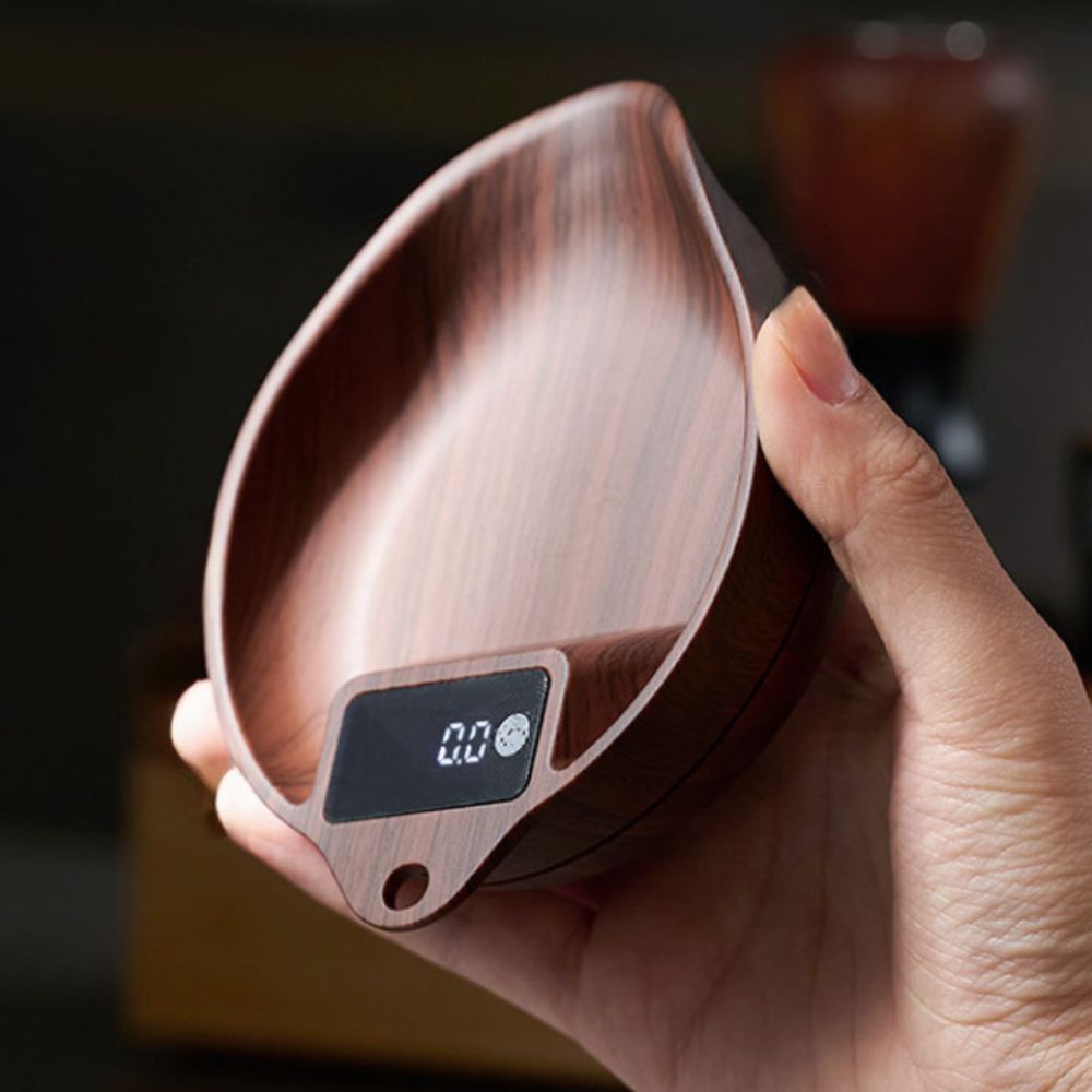 Coffee Tea And Bean Leaf - ميزان توابل بشاشة LED رقمية، ميزان