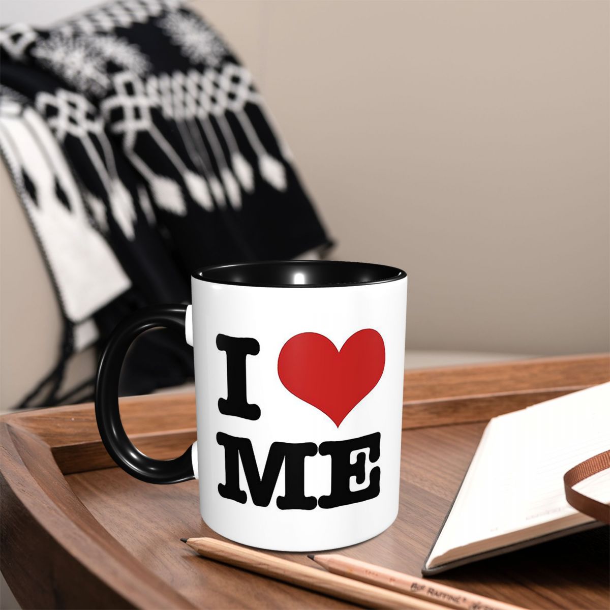 Coffee Tea You And Me - كوب 'أحب نفسي' مضحك، أكواب قهوة
