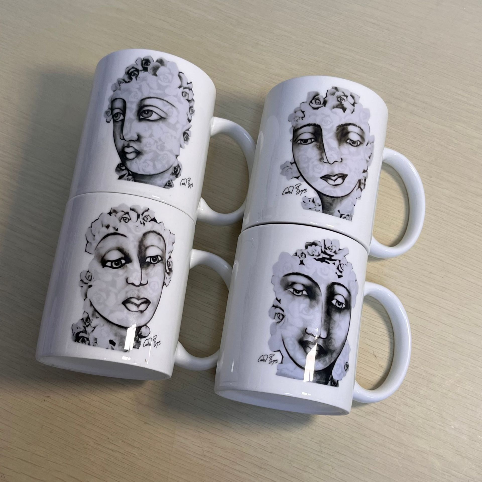 Coffee Tea Images - جنوب أفريقيا كارول Boyes كوب سيراميك