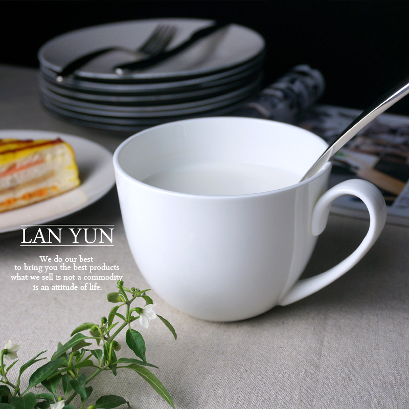 Morning Tea Coffee - 700 مل، كوب صباحي صيني عادي