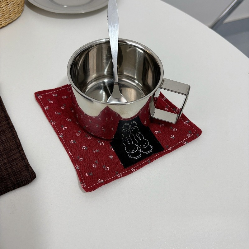 حاملات أكواب قماشية لطيفة من س - مراجعة Coffee Tea Cup وسعره