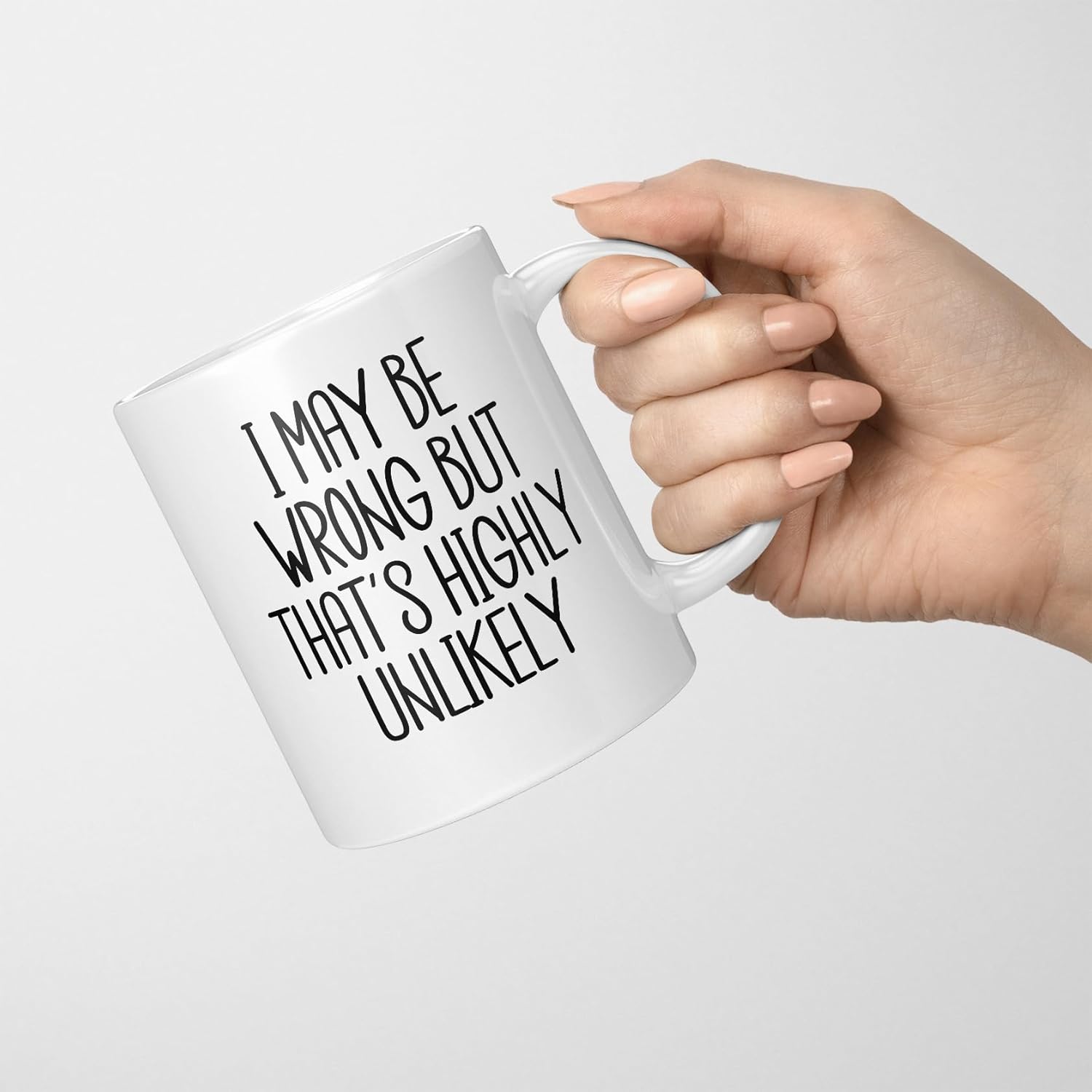 كوب مضحك بعبارة 'قد أخطئ، لكن  - مراجعة Coffee Tea Wrong وسعره