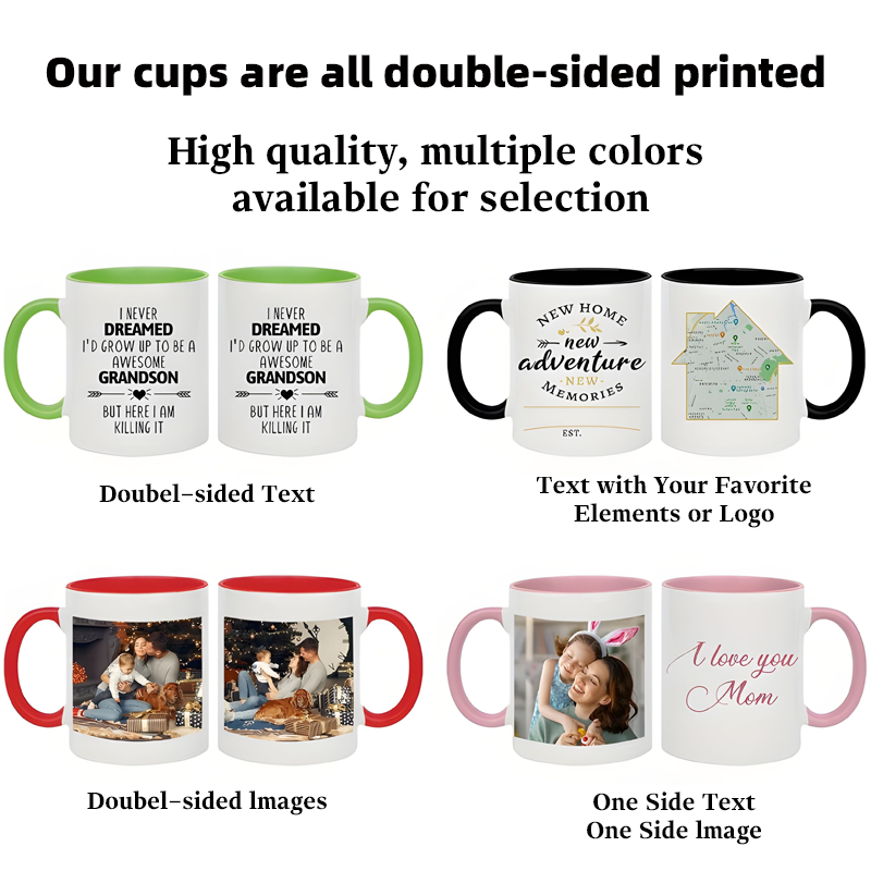 كوب مخصص بالاسم والصورة والنص  - مراجعة Coffee Tea Images وسعره