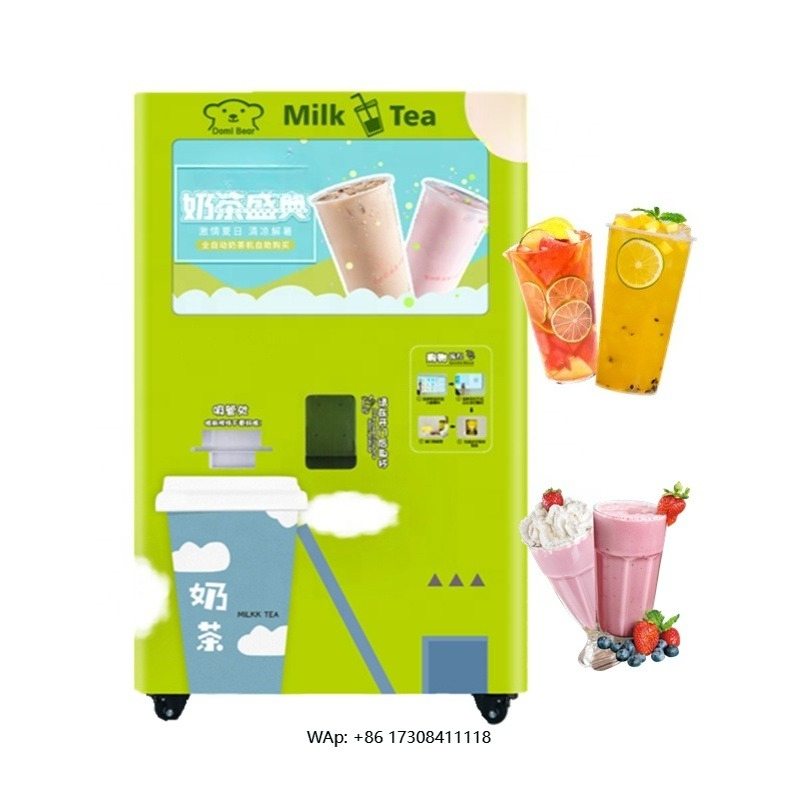 ماكينة بيع شاي الحليب بالبوبا  - مراجعة Coffee Tea Vending Machine Price وسعره