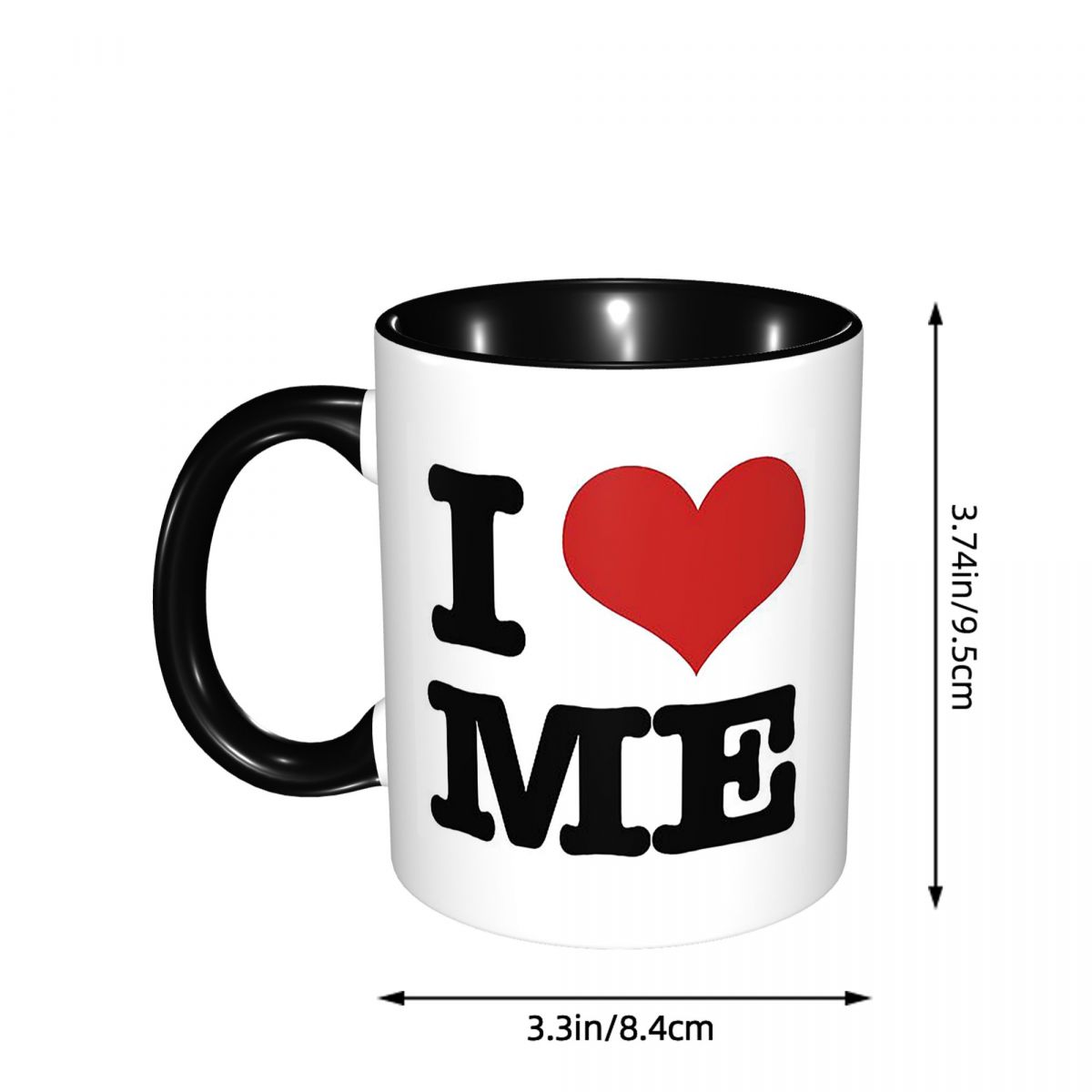 كوب 'أحب نفسي' مضحك، أكواب قهو - مراجعة Coffee Tea You And Me وسعره