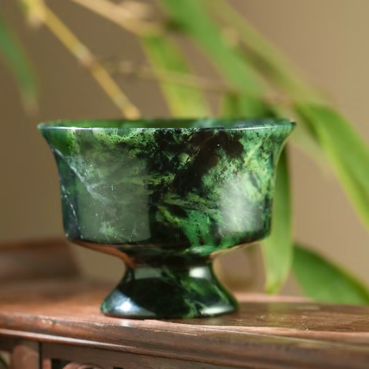 طقم شاي من اليشم الأخضر الطبيع - مراجعة Gongfu Tea Set وسعره