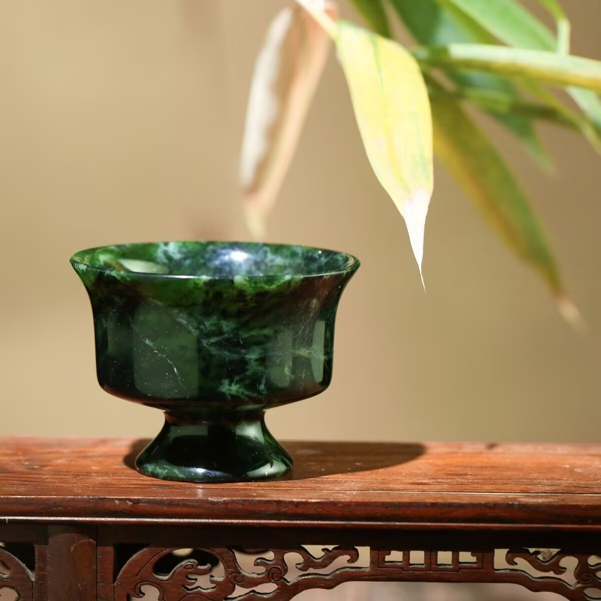 طقم شاي من اليشم الأخضر الطبيع - مراجعة Gongfu Tea Set وسعره