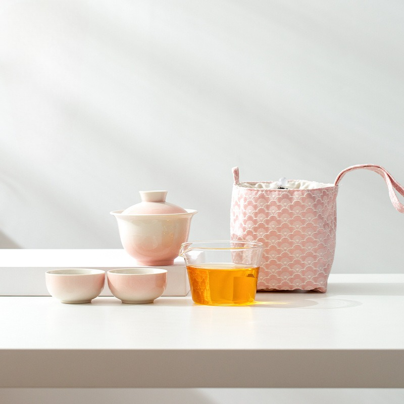 طقم شاي سيراميك بطلاء رمادي مت - مراجعة Gongfu Tea Set وسعره