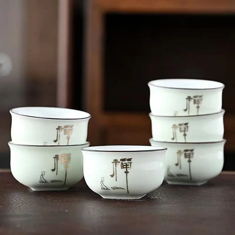 عالية الجودة اللون الصقيل فنجا - مراجعة Gongfu Tea Set وسعره