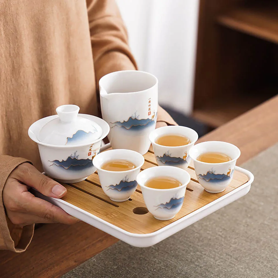 طقم شاي الكونغ فو الصيني من ال - مراجعة Gongfu Tea Set وسعره