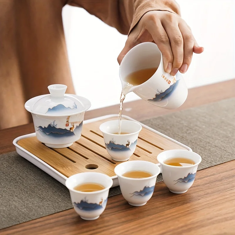 طقم شاي الكونغ فو الصيني من ال - مراجعة Gongfu Tea Set وسعره