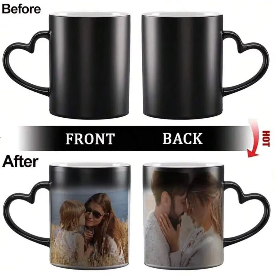 كوب قهوة مخصص مع شاشة عرض حرار - مراجعة Coffee Tea Images وسعره