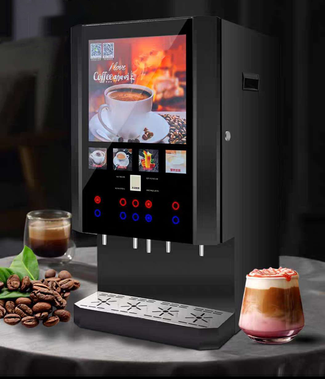 ماكينة بيع القهوة والشاي الفور - مراجعة Coffee Tea Vending Machine Price وسعره