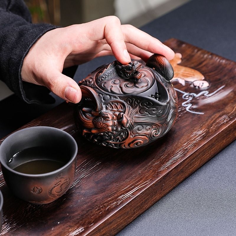 الفخار الأرجواني الصيني اليدوي - مراجعة Gongfu Tea Set وسعره