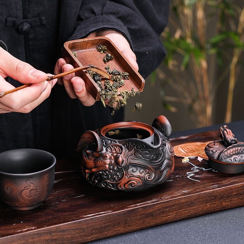 الفخار الأرجواني الصيني اليدوي - مراجعة Gongfu Tea Set وسعره