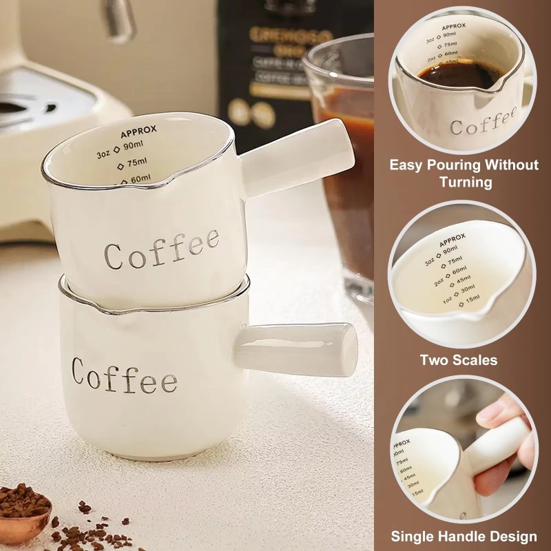 كوب قهوة سيراميك صغير بمقبض وف - مراجعة Coffee Tea Cup وسعره