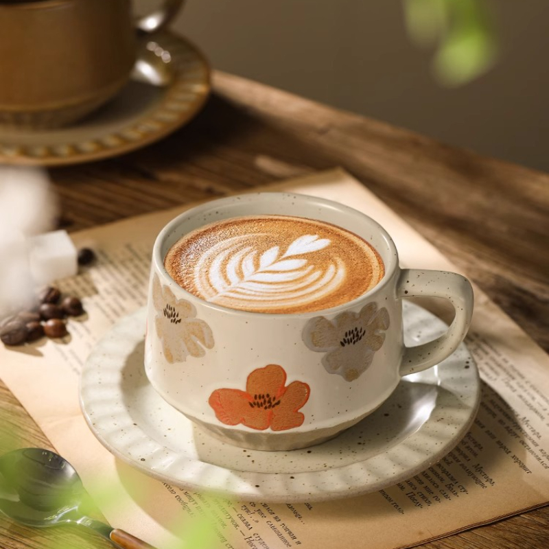 الرجعية كوب سيراميك الفخار الخ - مراجعة Coffee Tea Pictures وسعره