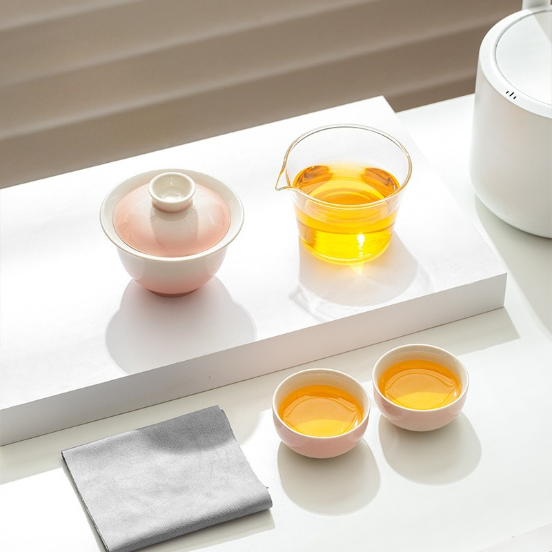 طقم شاي سيراميك محمول للسفر بت - مراجعة Gongfu Tea Set وسعره