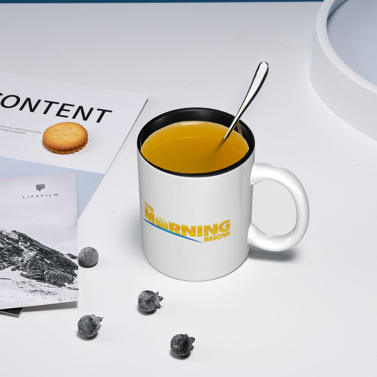 كوب سيراميك مضحك بتصميم شعار T - مراجعة Morning Tea Coffee وسعره