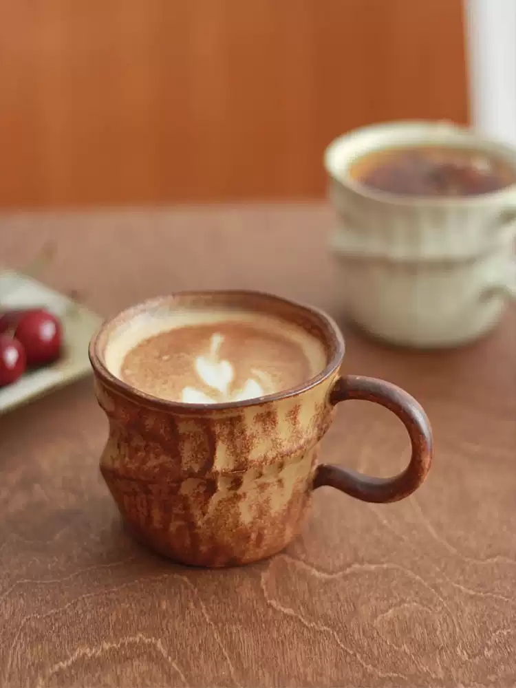 كوب سيراميك عتيق مصنوع يدويًا  - مراجعة Morning Tea Coffee وسعره