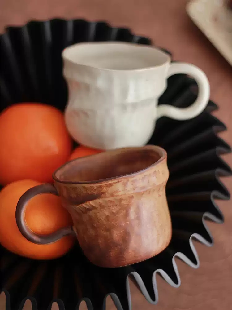 كوب سيراميك عتيق مصنوع يدويًا  - مراجعة Morning Tea Coffee وسعره