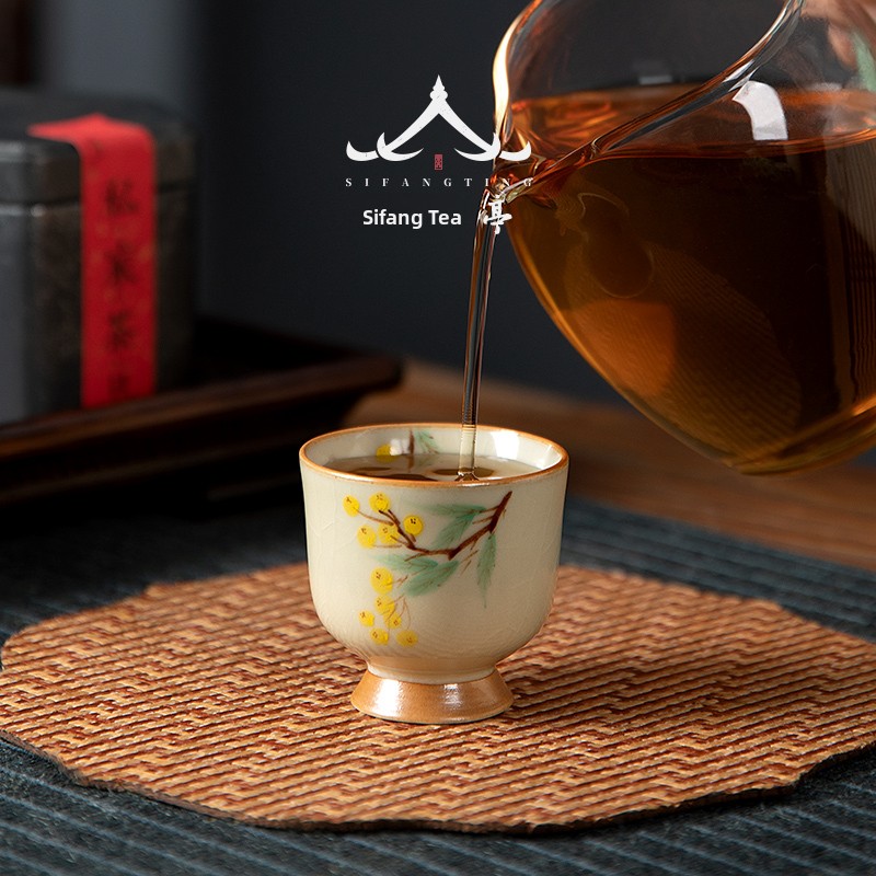 كوب شاي روياو غونغفو مرسوم يدو - مراجعة Gongfu Tea Set وسعره