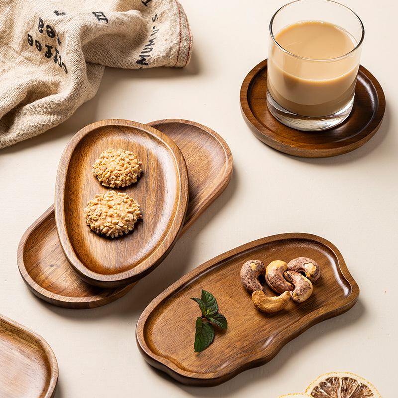 صينية شاي خشبية يابانية من خشب - مراجعة Coffee Tea Images وسعره