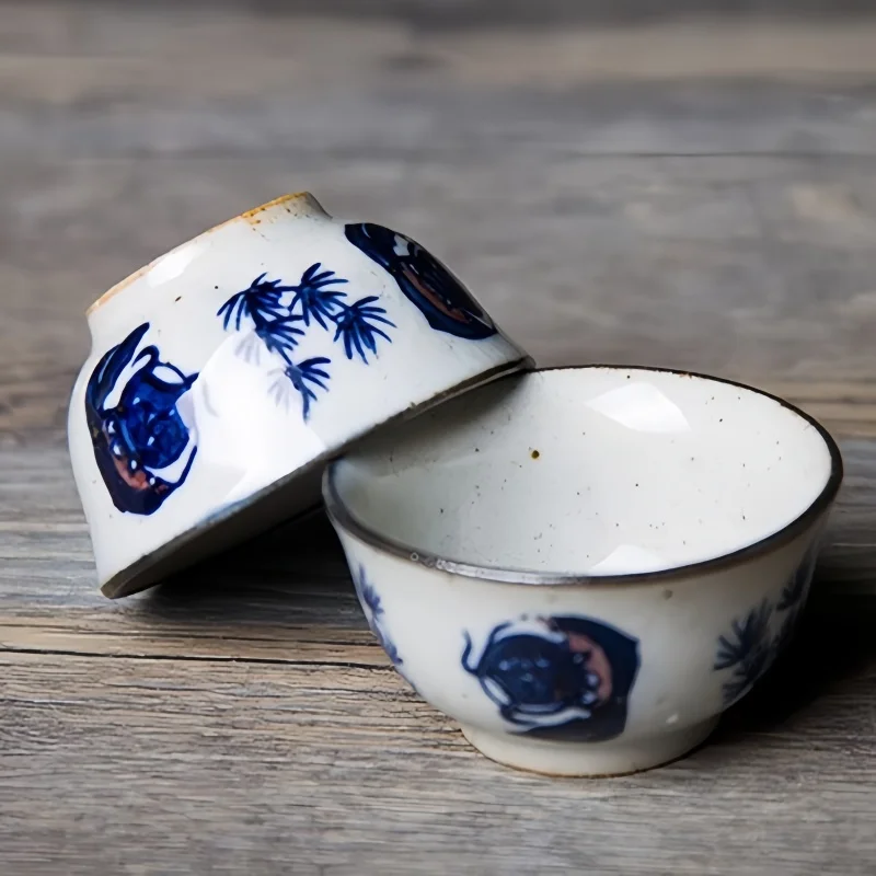 1 قطعة 30 مللي فنجان شاي الخط  - مراجعة Gongfu Tea Set وسعره