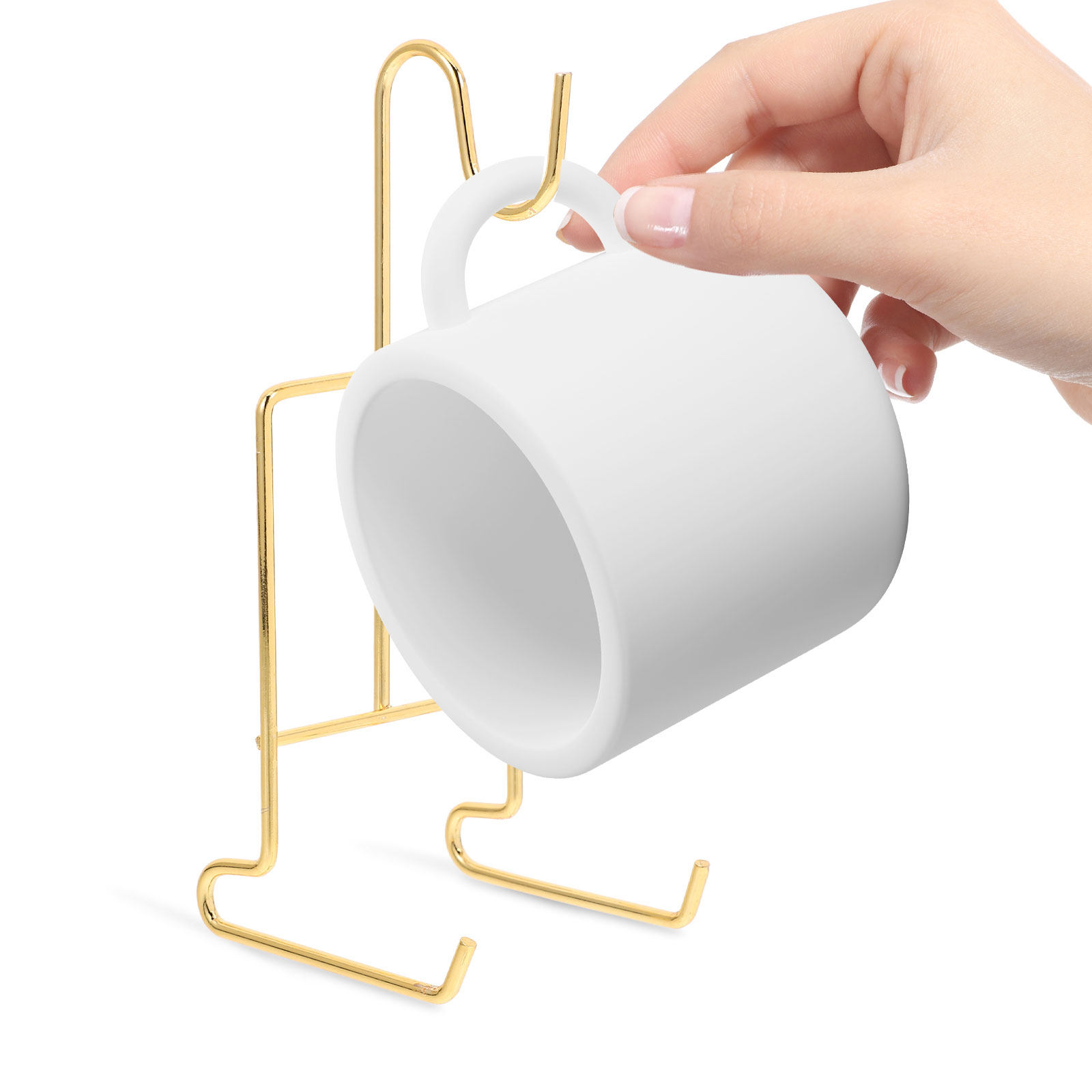 6 قطع حامل عرض أكواب الشاي الم - مراجعة Coffee Tea Cup وسعره
