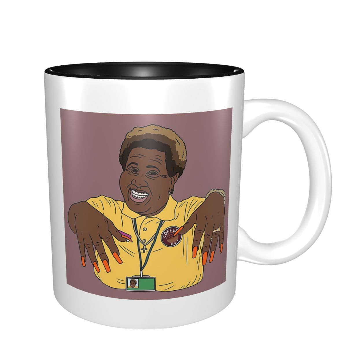 كوب سيراميك مضحك بتصميم 'اتمسي - مراجعة Coffee Tea You And Me وسعره