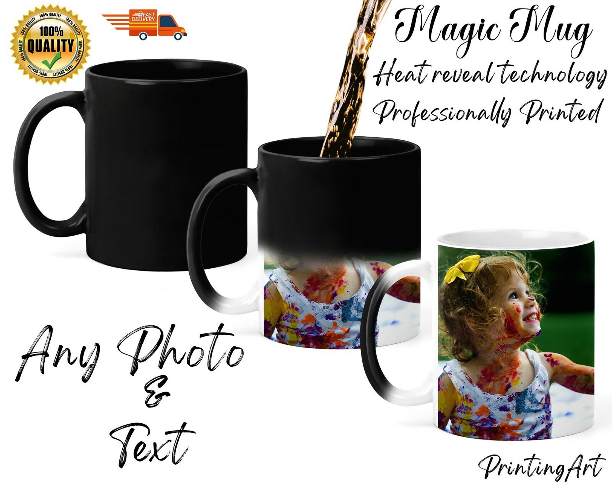هدية شخصية القدح ، أي صورة شعا - مراجعة Coffee Tea Images وسعره