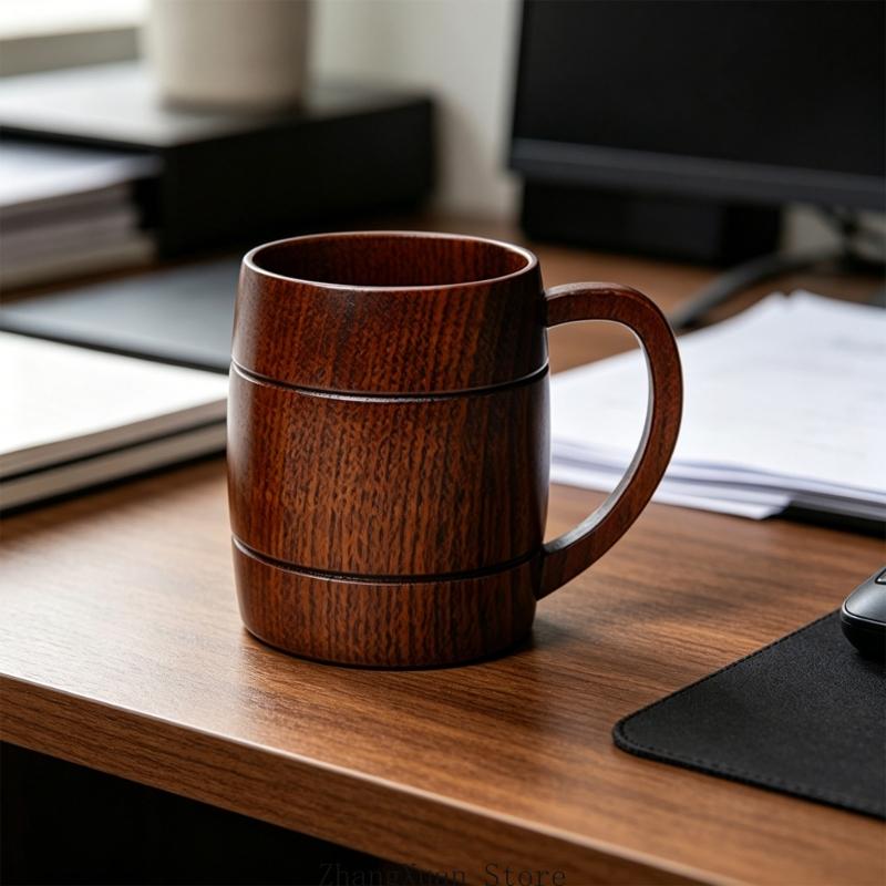 270 مللي كوب بيرة بمقبض خشبي ك - مراجعة Coffee Or Tea Please وسعره