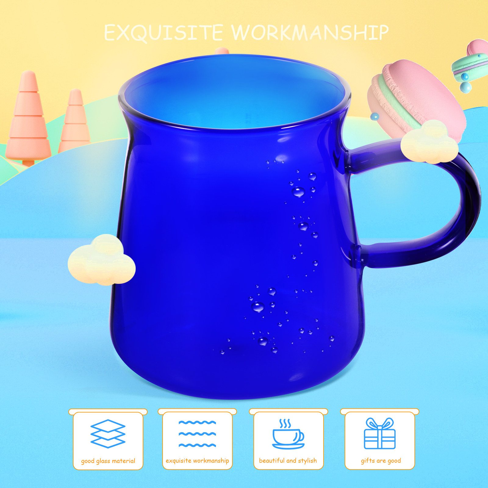 طقم أكواب قهوة زجاجية عتيقة مع - مراجعة Morning Tea Coffee وسعره